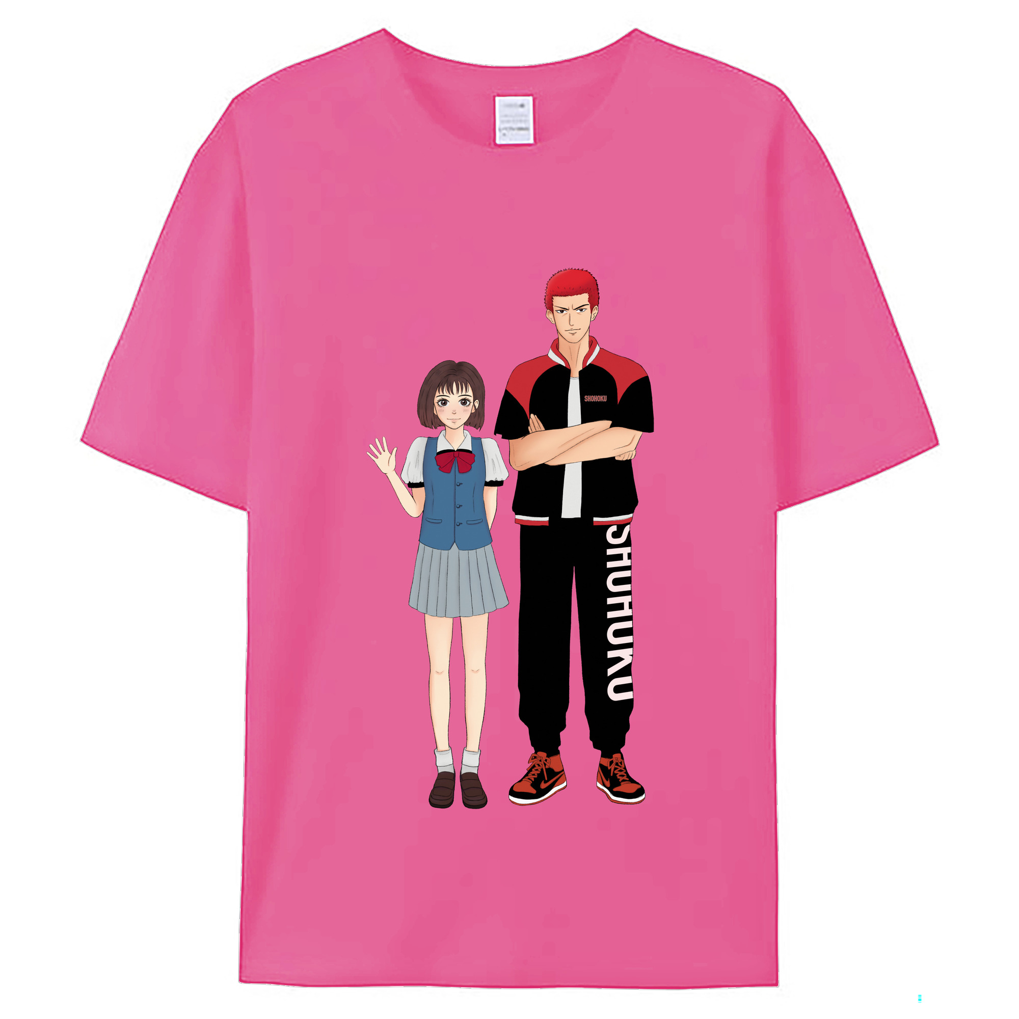 （画像用） SLAM DUNK／スラムダンク レディースカジュアルプリントTシャツ（綿100％）